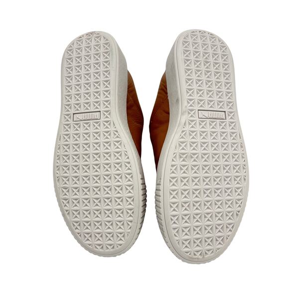 PUMA basket Platform Strap Sneaker Sz 7.5 in Apple Cinnamon. NEW - Picture 4 of 8